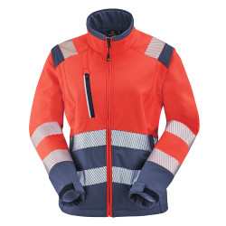 veste haute visibilité femme manche amovible