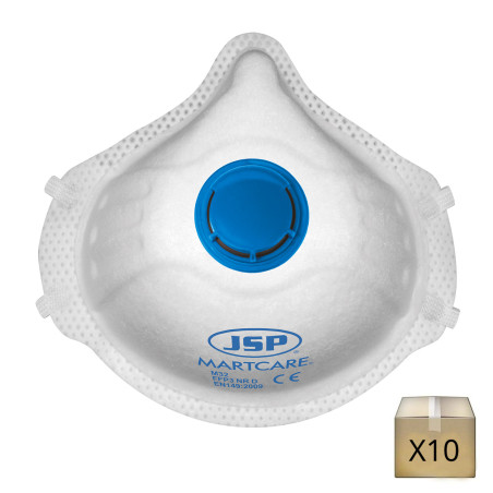 Masque respiratoire FFP3 jetable Singer Safety avec valve d'expiration