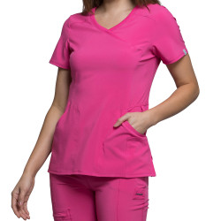 tunique medicale rose
