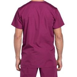 tunique médicale bordeaux