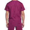 tunique médicale bordeaux