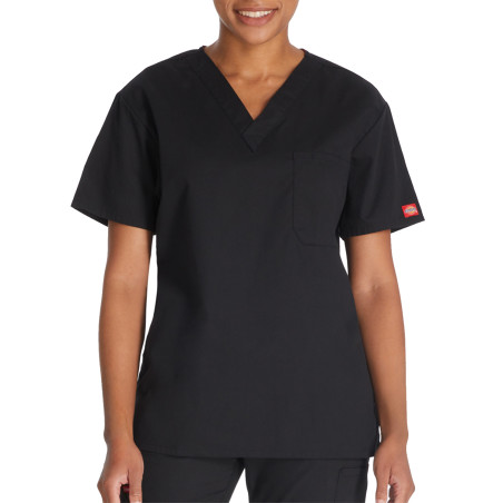 tunique medicale noire homme