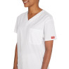 tunique medicale blanche femme