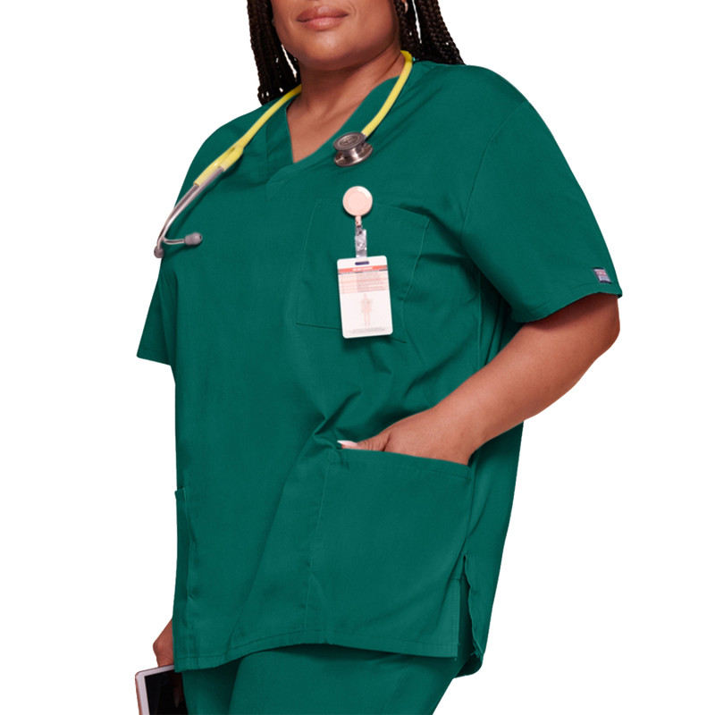 Pantalon De Travail Hôpital Tecno Hospital Élastique Poches - Unisexe Infirmière Médical Blanc