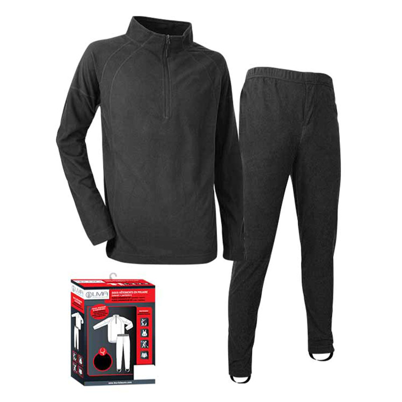 ZDQ Hiver Ensemble sous-Vêtements Thermiques Base Layer sous