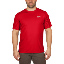 t-shirt travail rouge