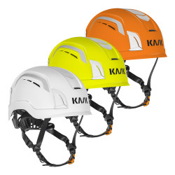 casque chantier haute visibilité