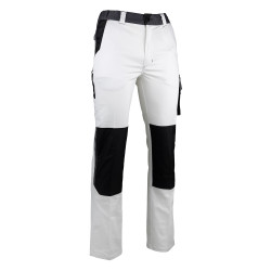 pantalon blanc travail