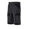 Bermuda de travail BTP CRUSHER Collection Work Attitude Marque Lafont Gris Charcoal contrasté Noir