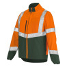 blouson orange haute visibilité