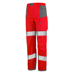 pantalon rouge haute visibilité