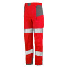 pantalon rouge haute visibilité