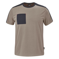 t shirt travail beige