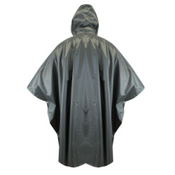 Poncho de pluie imperméable et coupe-vent CLIMAT LMA Vert kaki foncé - Dos