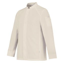 veste cuisinier beige