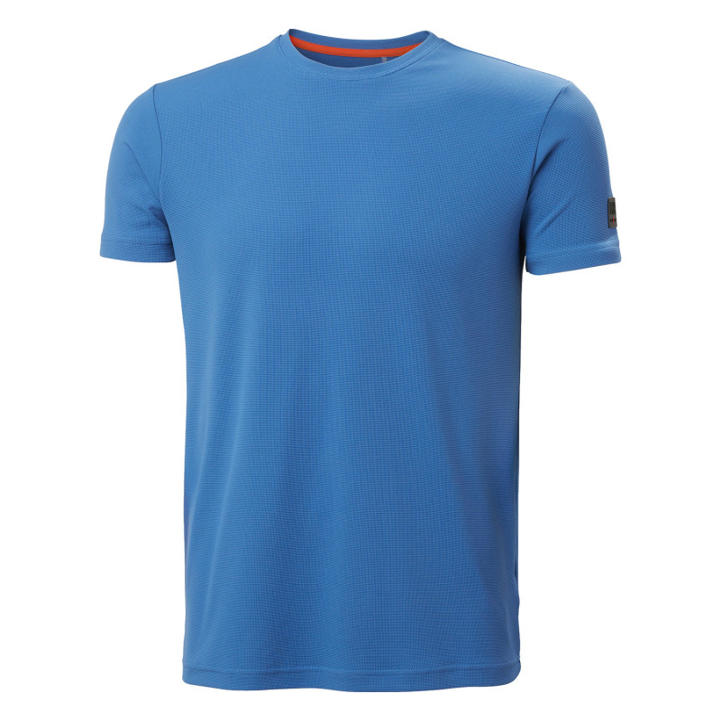 t-shirt travail bleu