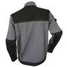Blouson pro LMA BTP Bicolore TITANE - Gris et noir - Vue Dos