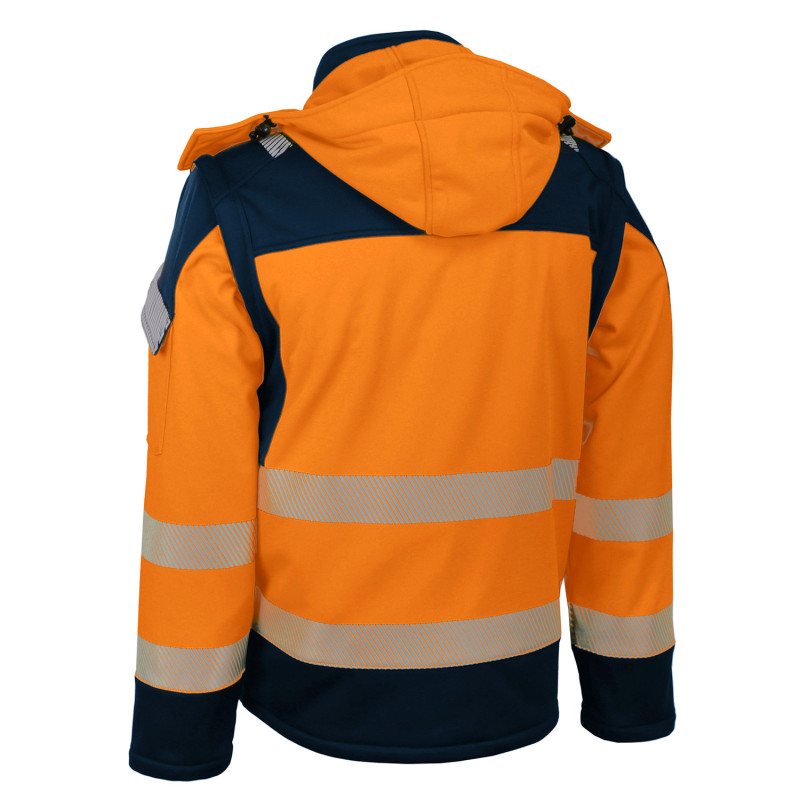 Veste Haute Visibilité Delta Plus Moonlight 2 - Softshell à Manches Amovibles - Neuf Avec Étiquette