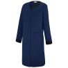 blouse bleu marine femme longue