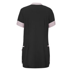 tunique santé pour femme noir et rose
