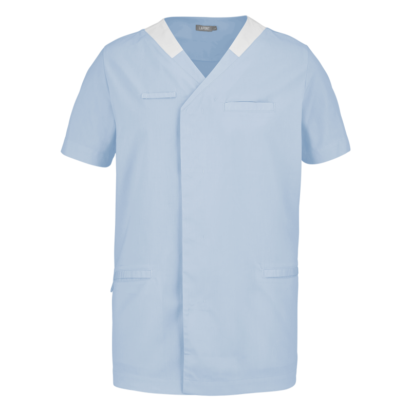 tunique bleue clair homme hôpital