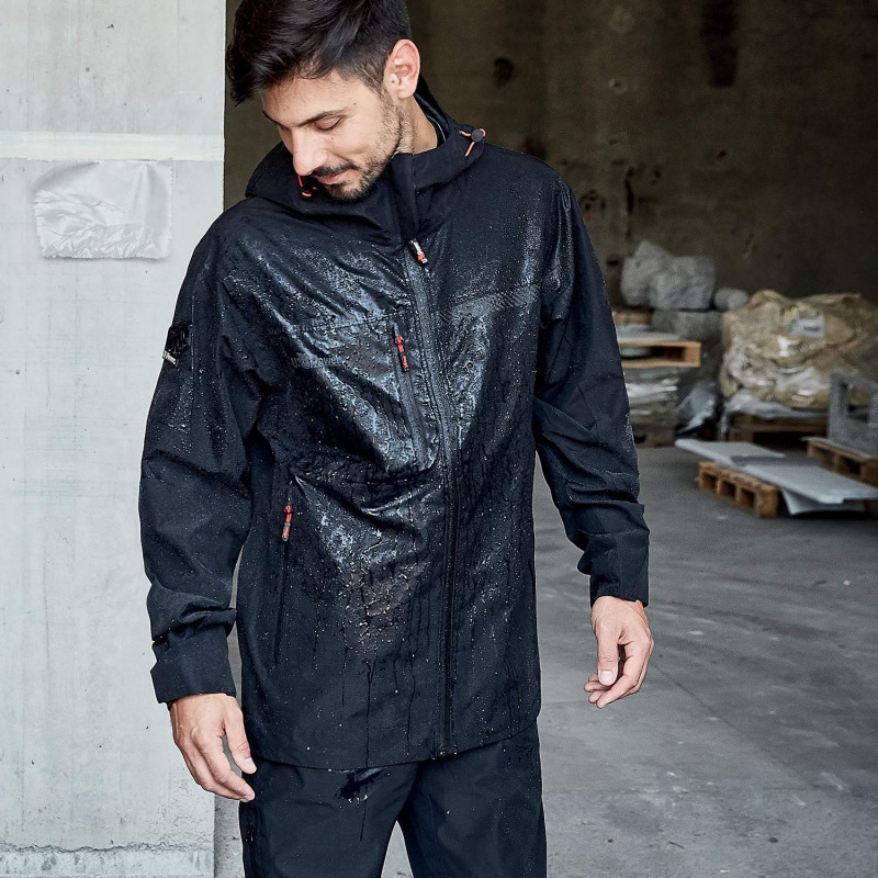 Nike Veste de Pluie Academy 18 - Noir/Blanc Enfant