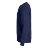 sweat col rond bleu marine