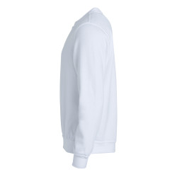 sweat pro col rond blanc