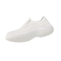 Mocassins de sécurité mixte S3 DAN Nordways pour les métiers de la restauration et de l'agroalimentaire blanc - vue semelle
