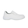 Mocassins de sécurité mixte S3 DAN Nordways pour les métiers de la restauration et de l'agroalimentaire blanc - vue latérale 