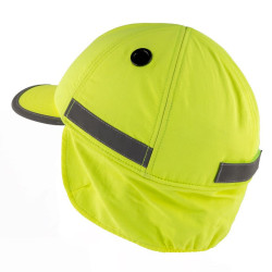 casquette de sécurité coquée jaune