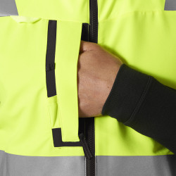 gilet haute visibilité jaune