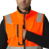 gilet haute visibilité orange