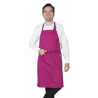 Tablier de cuisine professionnel rose pink pour cuisinier