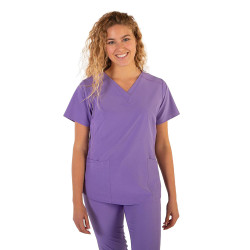 Tunique infirmière légère femme mauve