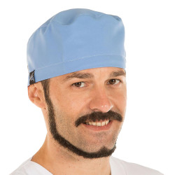 calot médical bleu clair