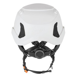 casque chantier avec jugulaire