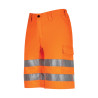 short haute visibilité orange