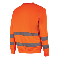 sweat travail orange fluo