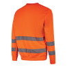 sweat travail orange fluo