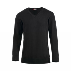 Pull de Travail noir pour homme 100% coton Clique ASTON
