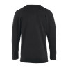 Pull de Travail homme 100% coton Clique noir - vue de dos