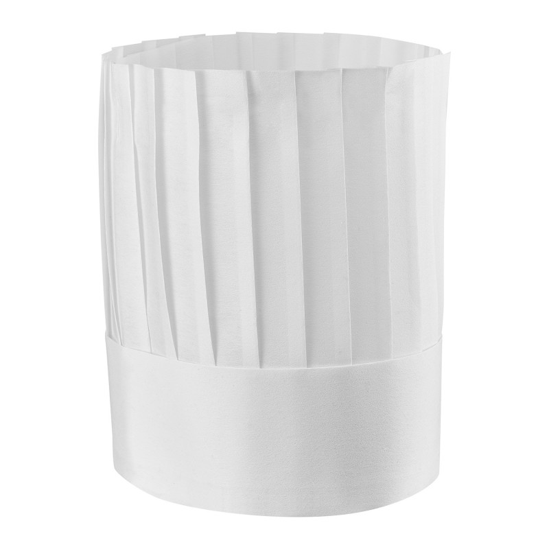 toque cuisine blanche jetable