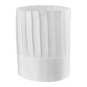 toque cuisine blanche jetable