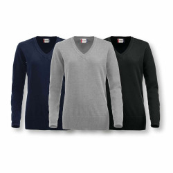 Pull professionnel Femme 100% coton Clique ASTON LADIES - vue des coloris disponibles