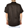 veste cuisine marron 