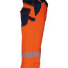 pantalon orange haute visibilité