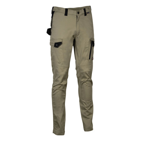 pantalon travail beige