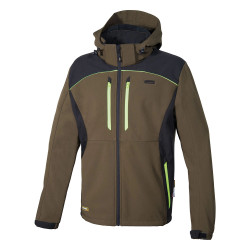 softshell travail multipoches