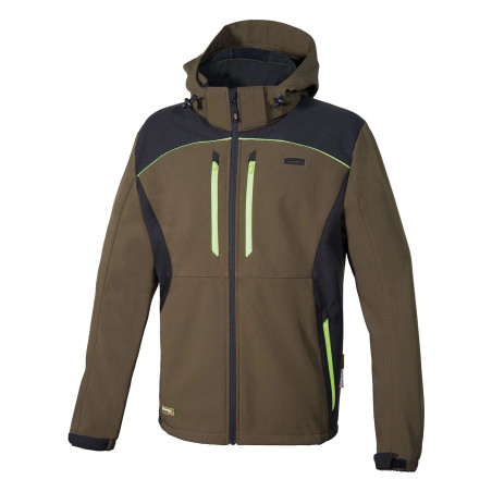 softshell travail multipoches